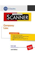 Scanner-Company Law (CS-Executive) (2nd Edition 2017)