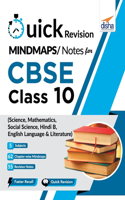 Quick Revision MINDMAPS/ NOTES for CBSE Class 10 Science Mathematics Social Science Hindi B & English Language & Literature