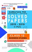 Oswaal Karnataka PUE Solved Papers II PUC Business Studies Book Chapterwise & Topicwise (For March 2020 Exam)