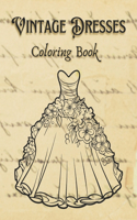 Vintage Dresses Coloring Book
