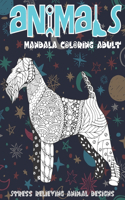 Mandala Coloring Adult - Animals - Stress Relieving Animal Designs