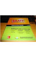 Glencoe Math, Course 2, Interactive Guide for English Learners, Student Edition