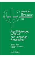 Age Differences in Word and Language Processing