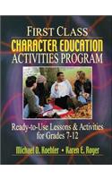 First Class Character Education Activities Program