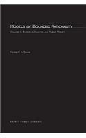 Models of Bounded Rationality, Volume 1