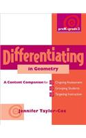 Differentiating in Geometry, Prek-Grade 2