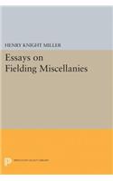 Essays on Fielding Miscellanies