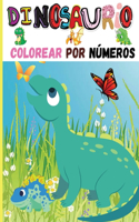 Dinosaurio Colorear Por Números