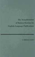Transliteration of Modern Russian for English-Language Publications