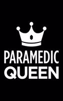 Paramedic queen: Blank lined novelty office humor themed notebook to write in: With a practical and versatile wide rule interior