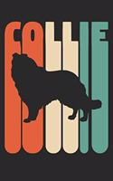 Vintage Collie Notebook - Gift for Collie Lovers - Collie Journal
