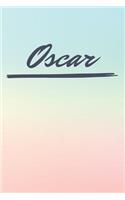 Oscar: Personalized Oscar Journal / Birthday Gift / Greeting Card / Diary Name Gift Alternative