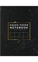 Graph Paper Notebook: 1 inch Squares - Quad Ruled Grid Paper Notebook For School