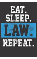 Notebook: Law School Sudent Gift Become A Lawyer Dot Grid 6x9 120 Pages