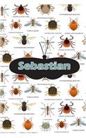Sebastian: Bug Insect Weekly Planer Book Notebook Journal Book 120 Pages 6x9
