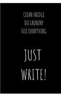 Procrastination Journal for Writers