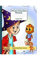 Primary Composition Notebook Grades K-2 Handwriting Paper Journal