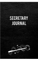 Secretary Journal: Blank Line Secretary Journal / Planner / Career / Co-Worker / Job Gift (6 x 9 - 110 Wide Pages)