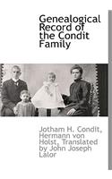 Genealogical Record of the Condit Family