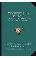 Avogadro and Dalton