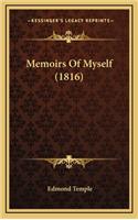 Memoirs of Myself (1816)