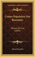 Contes Populaires Des Bassoutos