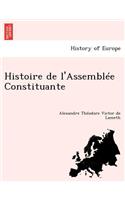 Histoire de l'Assemblée Constituante