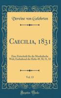 Caecilia, 1831, Vol. 13