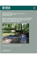 Summary and Interpretation of Discrete and Continuous Water-Quality Monitoring Data, Mattawoman Creek, Charles County, Maryland, 2000-11