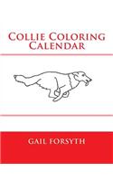 Collie Coloring Calendar