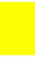 Journal Electric Yellow Color Simple Plain Yellow: (Notebook, Diary, Blank Book)(Monochromatic Full Color Journals Notebooks Diaries)