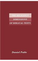 The Religious Dimensions of Biblical Texts