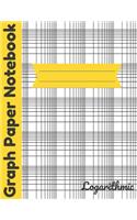 Logarithmic Graph Paper Notebook