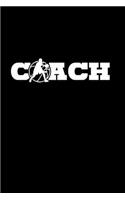 Coach: Hangman Puzzles - Mini Game - Clever Kids - 110 Lined pages - 6 x 9 in - 15.24 x 22.86 cm - Single Player - Funny Great Gift
