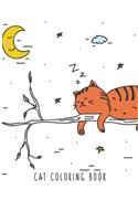 Cat Coloring Book: Cat Gifts for Toddlers, Kids ages 4-8, Girls Ages 8-12 or Adult Relaxation - Cute Stress Relief Animal Birthday Coloring Book Made in USA