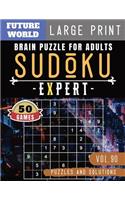 Sudoku Expert: Brain puzzles for adults - Sudoku Extreme Hard game Sudoku Puzzles for Brain Sharper(90 Sudoku Puzzles Book Large Print)