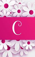 C: Monogram C Composition Notebook Writing Journal 6" x 9" 120 Pages. Journal Notebook for Note Taking, Diary, Journaling, Gratitude and Reminder for G