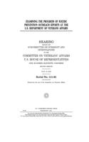Examining the progress of suicide prevention outreach efforts at the U.S. Department of Veterans Affairs