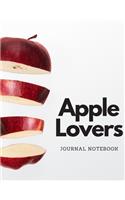 Apple Lovers Journal Notebook: A4 Size with 200 Pages for recording your special events or thoughts. Ideal Gift. Includes Index Pages, Password Tracking Columns. At a Glance Calen