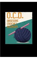 Obsessive crochet disorder: 6x9 Knit and Crochet - grid - squared paper - notebook - notes