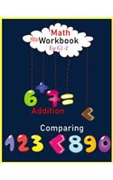 Math Workbook for G 1-2 Addition Comparing