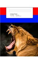 Lion Composition Book