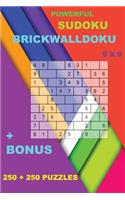 Powerful Sudoku - Brickwalldoku 9 X 9 + Bonus