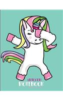Unicorn Notebook Dabbing Mint Edition