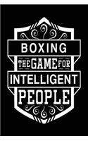 Boxing the Game for Intelligent People: Boxing Lined Notebook