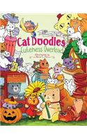 Cat Doodles Cuteness Overload Coloring Book for Adults and Kids