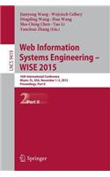 Web Information Systems Engineering - Wise 2015