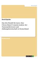 Das Abo-Modell für Autos. Eine Choice-Based Conjoint-Analyse der Nutzerpräferenzen und Zahlungsbereitschaft in Deutschland