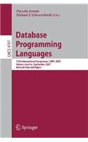 Database Programming Languages