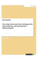 ewige Suche nach dem Gleichgewicht